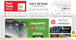 Desktop Screenshot of fueltankshop.co.uk