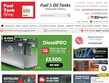 Tablet Screenshot of fueltankshop.co.uk